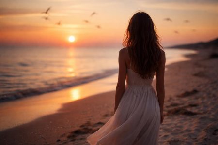 silhouette-feminine-plage-coucher-soleil