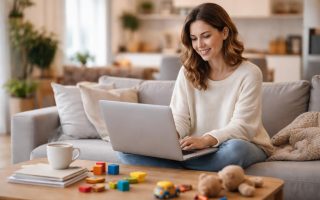 mere-ordinateur-portable-jouets-cafe