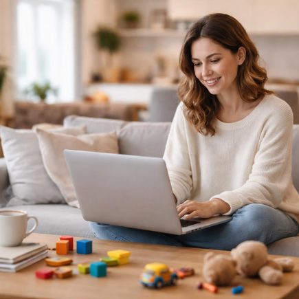 mere-ordinateur-portable-jouets-cafe