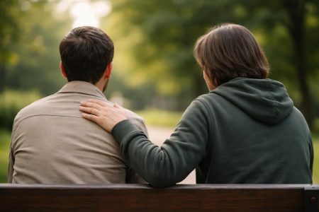 personnes-banc-parc-geste-amical