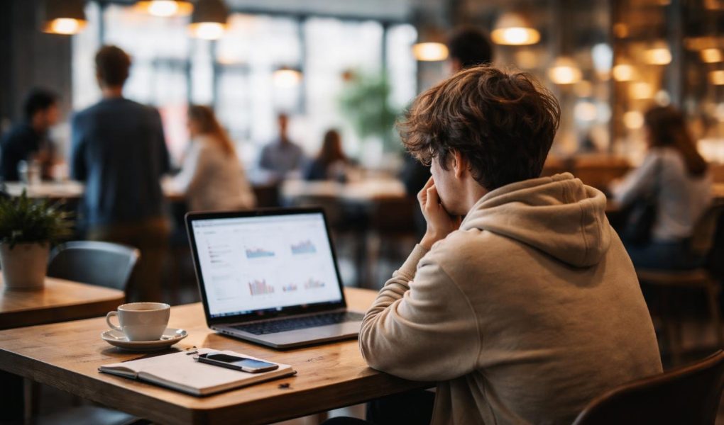 personne-cafe-portable-ambiance-urbaine