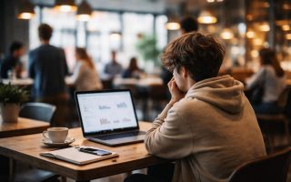 personne-cafe-portable-ambiance-urbaine