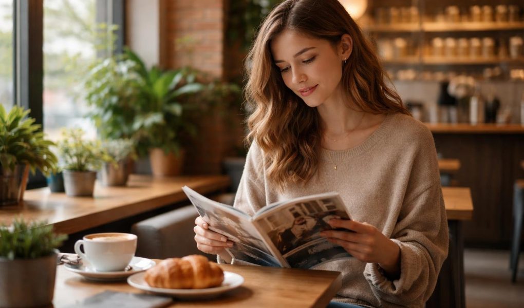 cafe-moderne-lecture-plantes-lumiere