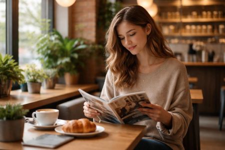 cafe-moderne-lecture-plantes-lumiere