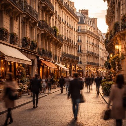 rue-parisienne-batiments-silhouettes-mouvement