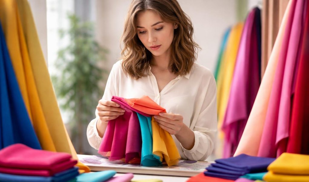 personne-miroir-echantillons-tissus-couleurs