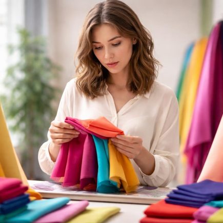 personne-miroir-echantillons-tissus-couleurs