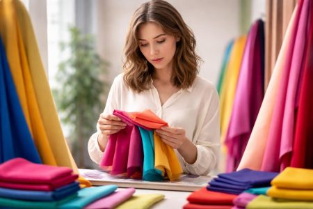 personne-miroir-echantillons-tissus-couleurs