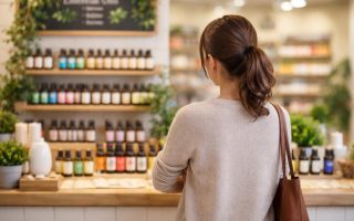 comptoir-aromatherapie-flacons-personne-dos