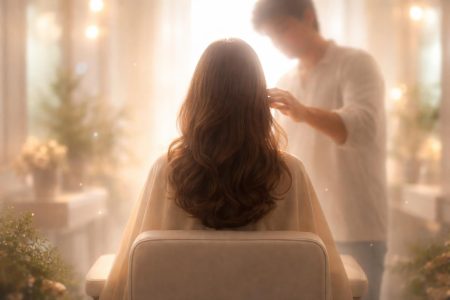 silhouette-coiffure-lumiere-apaisante-arriere-plan