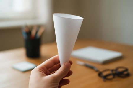 Faire un Cornet avec une Feuille A4 : la Méthode Facile