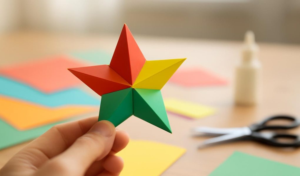 Comment Faire une Étoile en Papier