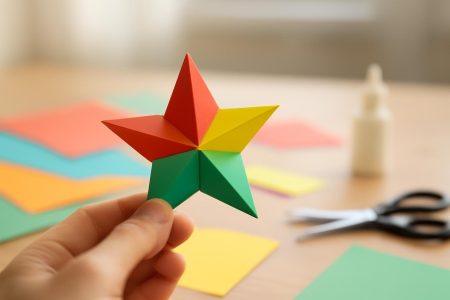 Comment Faire une Étoile en Papier